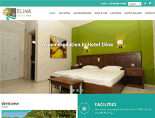 Tablet Screenshot of hotel-elina.gr